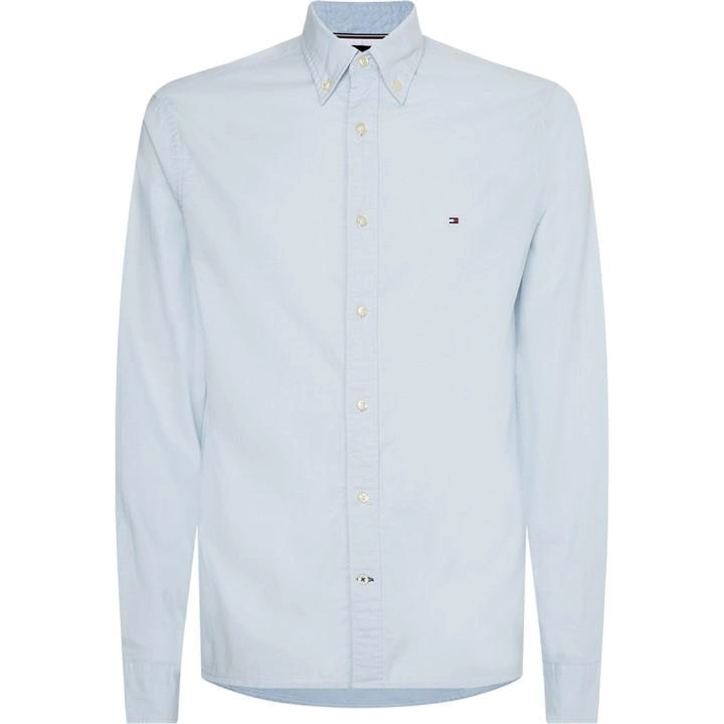 Tommy Hilfiger Core 1985 Long Sleeve Oxford Shirt - Blue